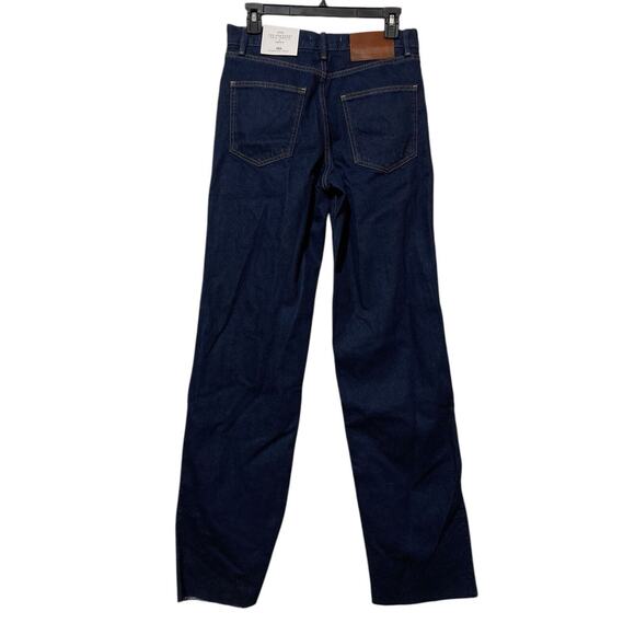 Zara Women’s The New Daddy Jeans Size 4 Full Length Slim Fit Iconic Blue Dark - Picture 9 of 9